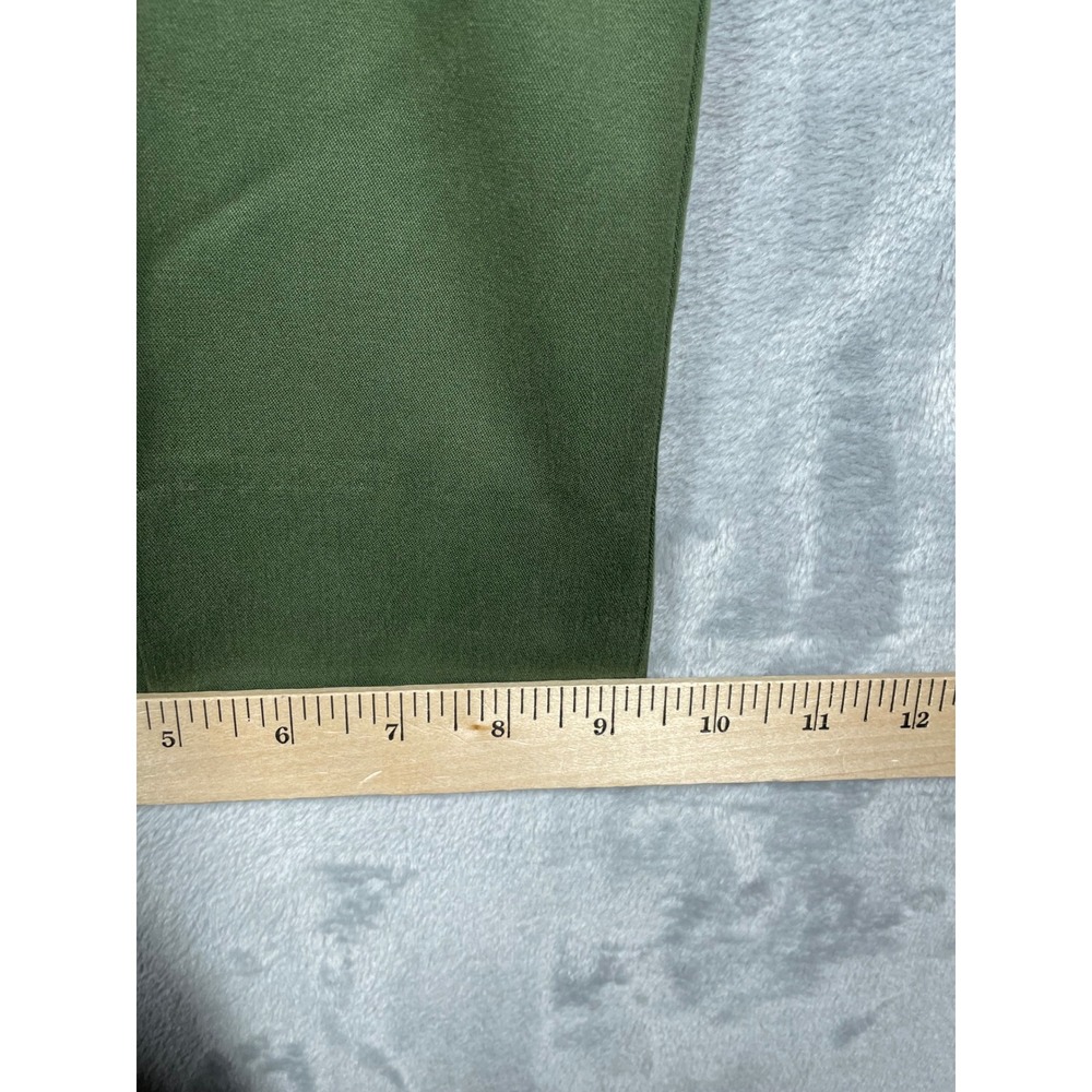 Bills Khakis Mens 38 Olive Green Pleated Cotton Twill Pants Made in USA Chinos - Picture 9 of 10